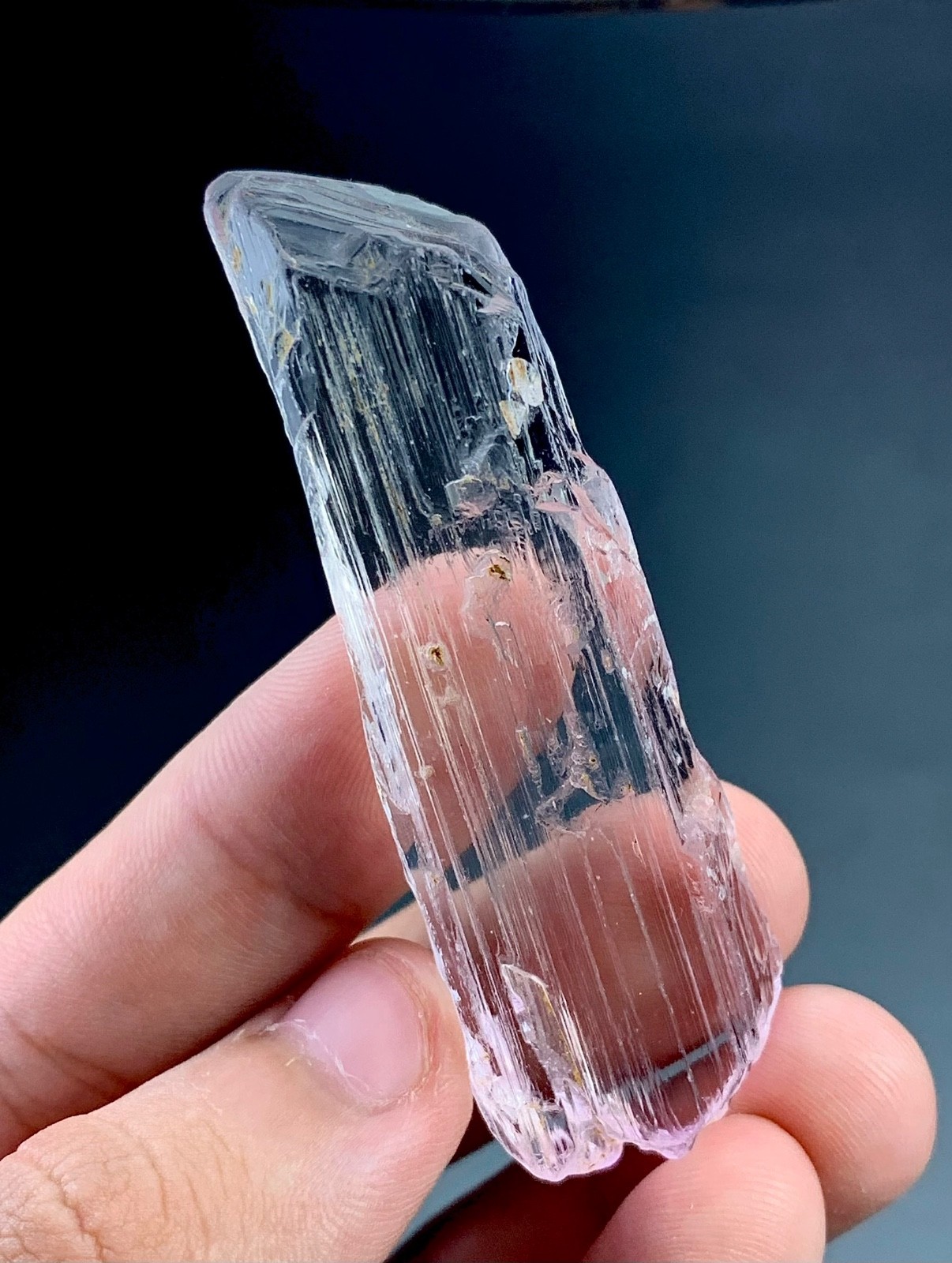 120 Carat Pink Kunzite Crystal Specimen From Afghanistan