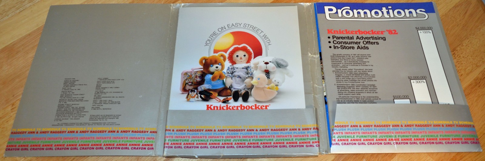 Knickerbocker Toy Co. Buyers Kit '82 Trade Ephemera Toy Marketing Brochures Ads Knickerbocker Toy Co. Buyers Kit '82 Trade Ephemera Toy Marketing Brochures Ads