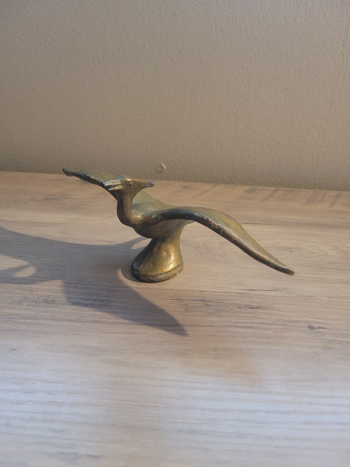 Vintage Rare MCM Brass/Bronze Pterodactyl Figurine