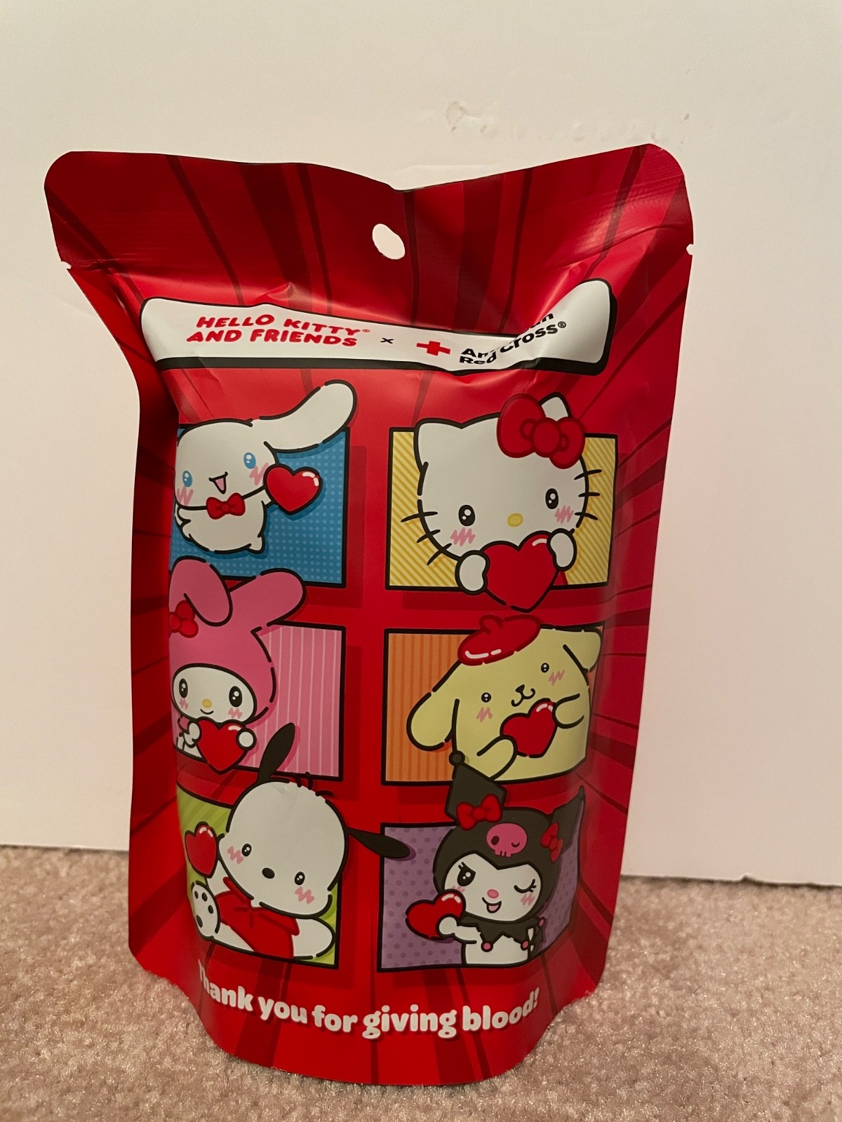 American Red Cross X Hello Kitty clip on plush + stickers 2026