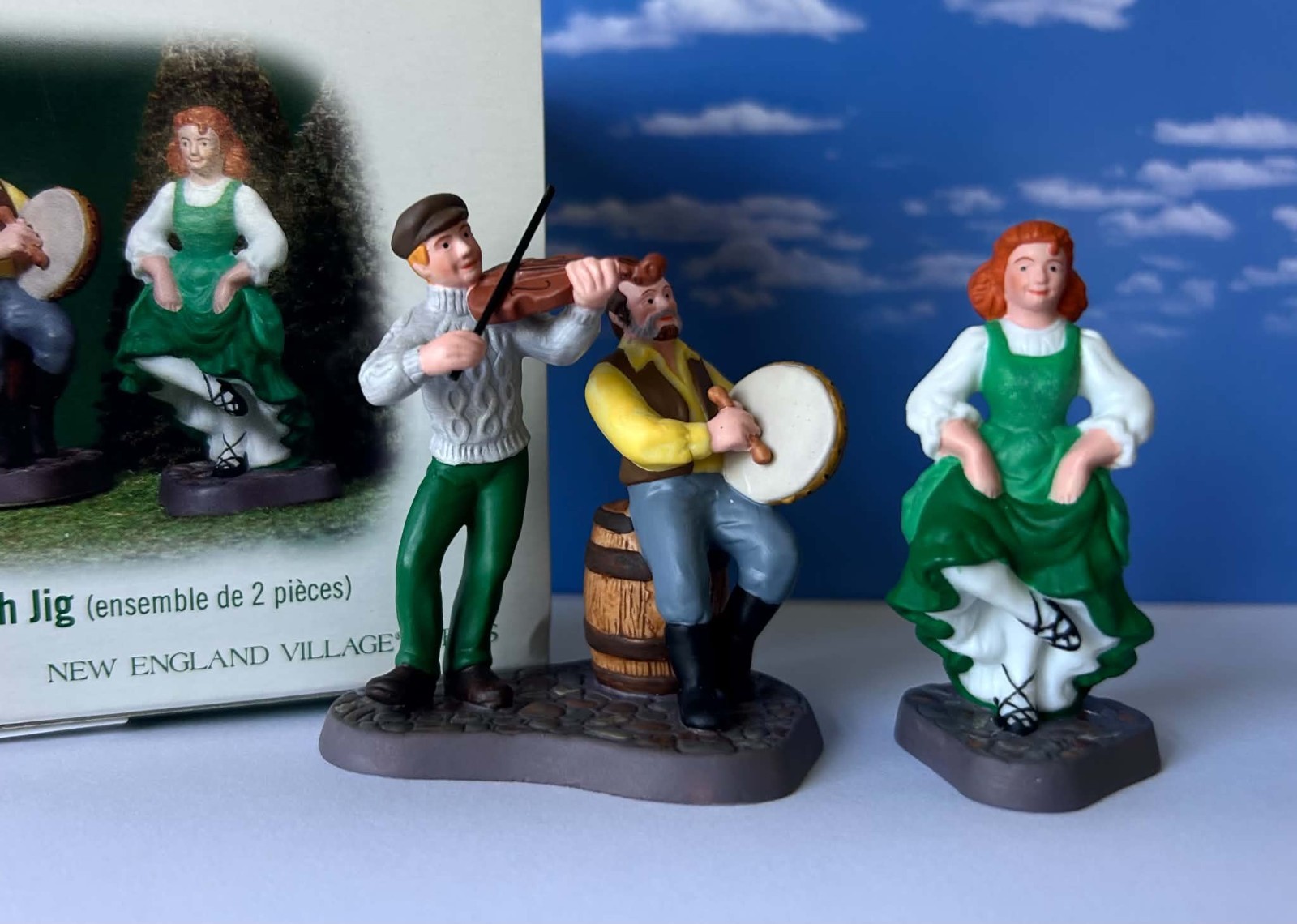 DEPT 56 DANCING AN IRISH JIG Set of 2 Irish Step Dancing, Fiddle, Banjo DEPT 56 DANCING AN IRISH JIG Set of 2 Irish Step Dancing, Fiddle, Banjo