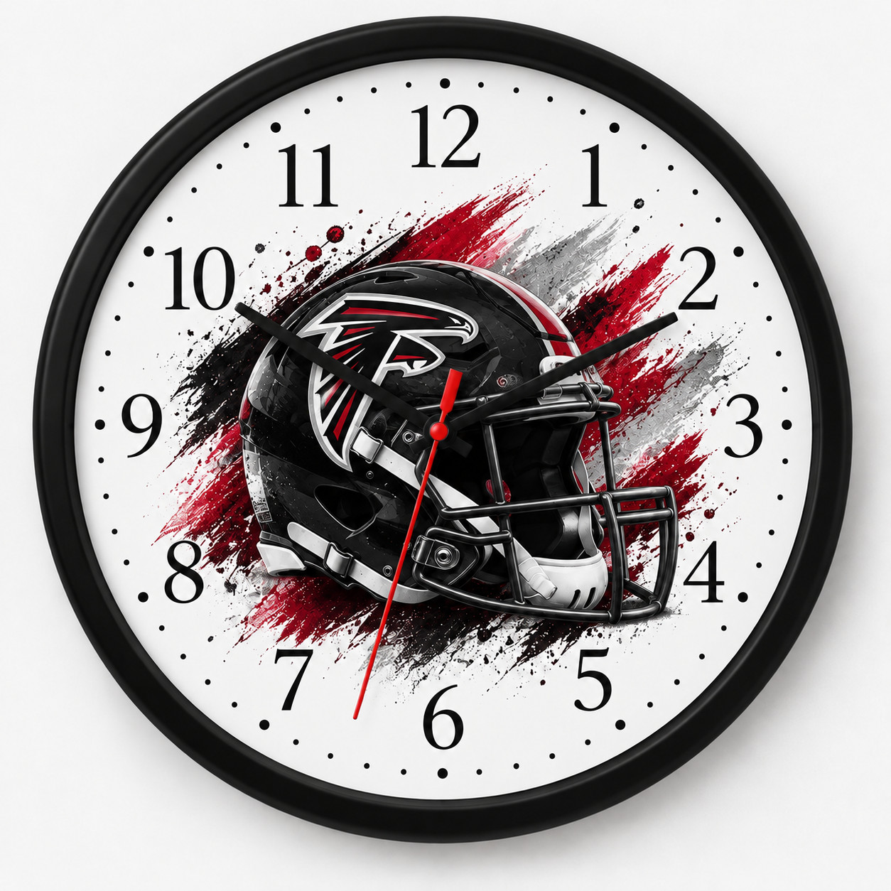 Atlanta Falcons Wall Clock 10 Inch Wall Clock | Family Fan Sports Gift