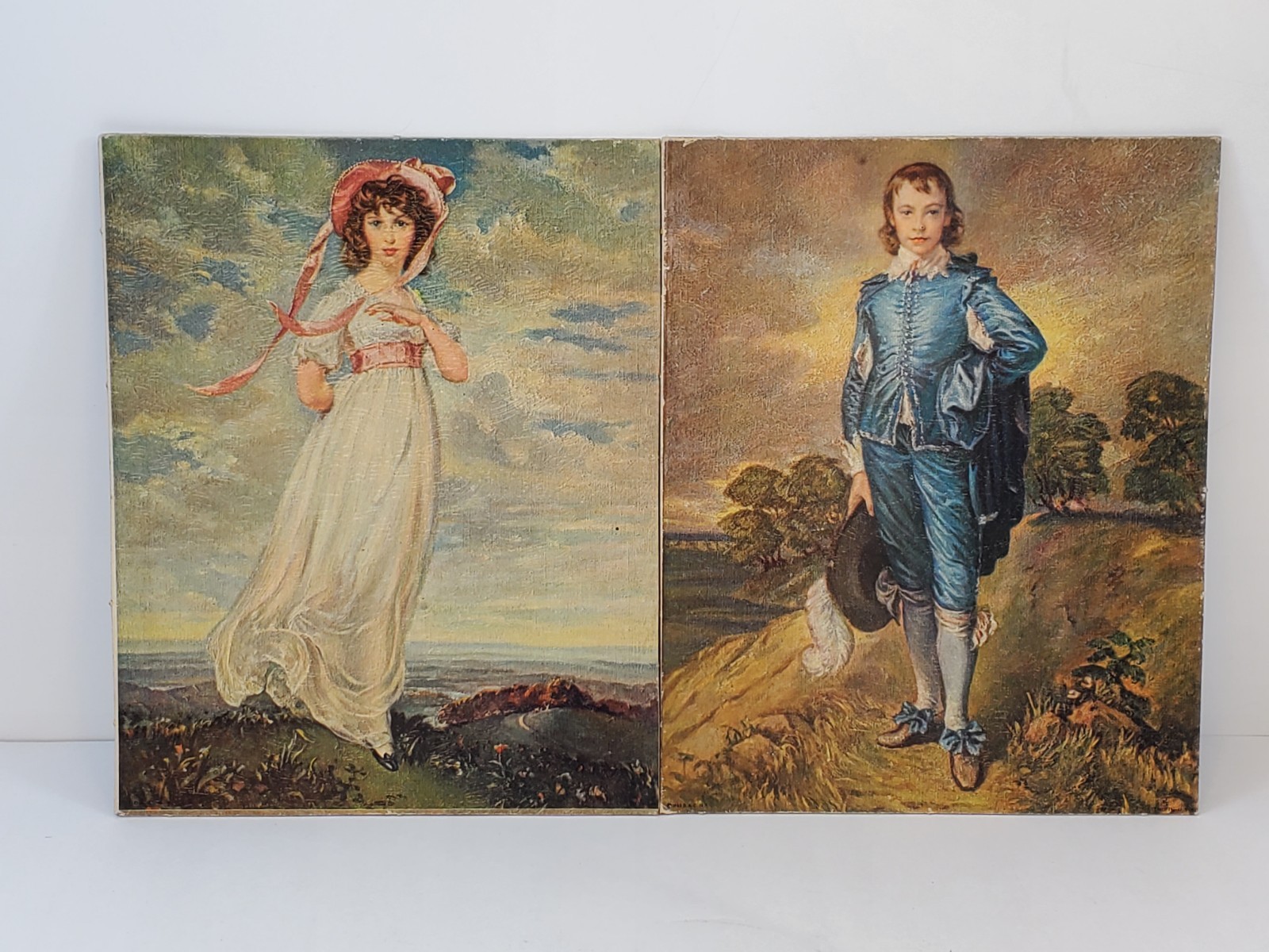 Vintage Blue Boy & Pinkie 1963 Litho Photos Not Framed D.A.C. NY