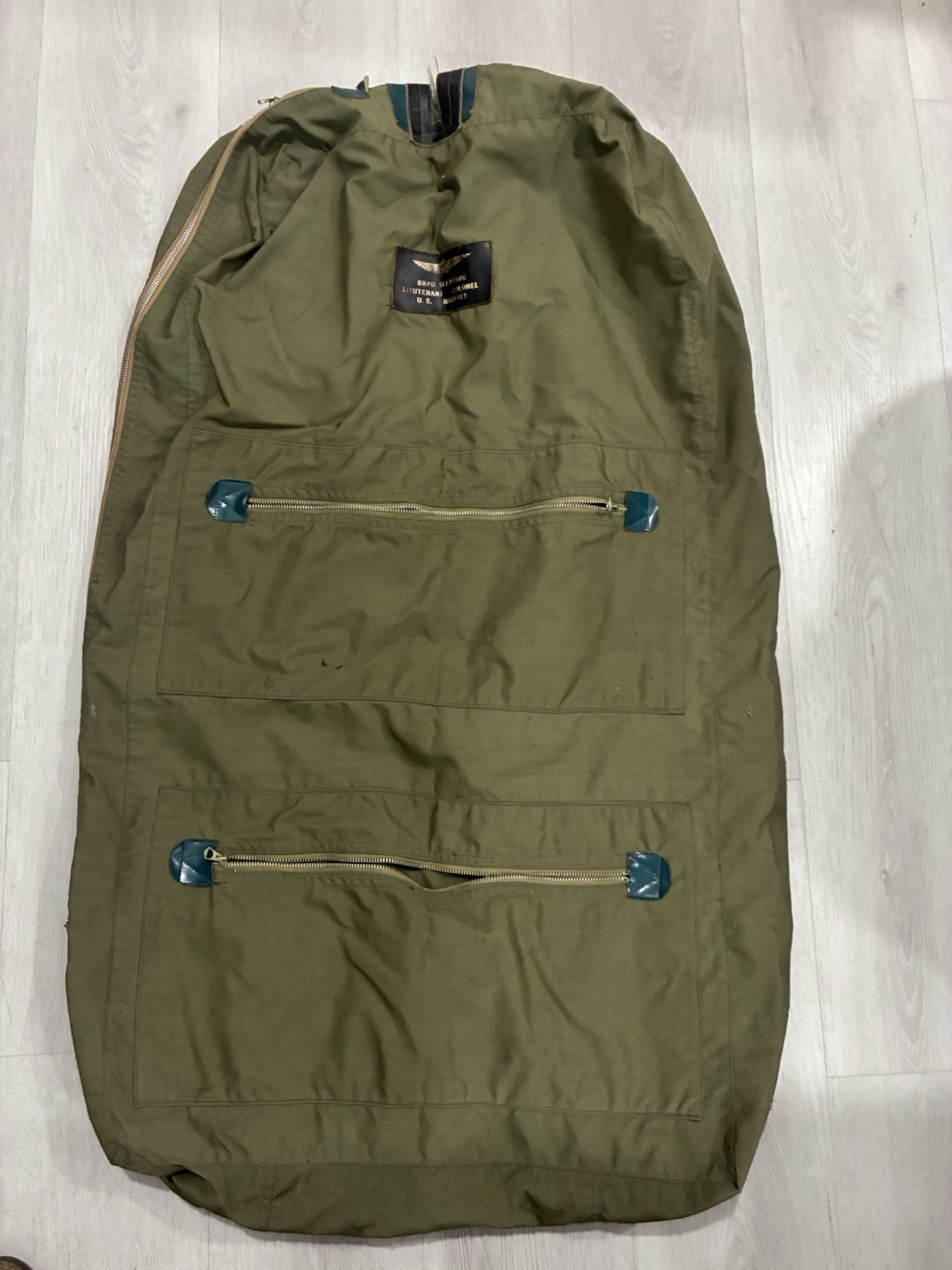 Korean War USMC Reading BRAD SLENNING LIEUTENANT COLONEL U.S. MARINES Bag