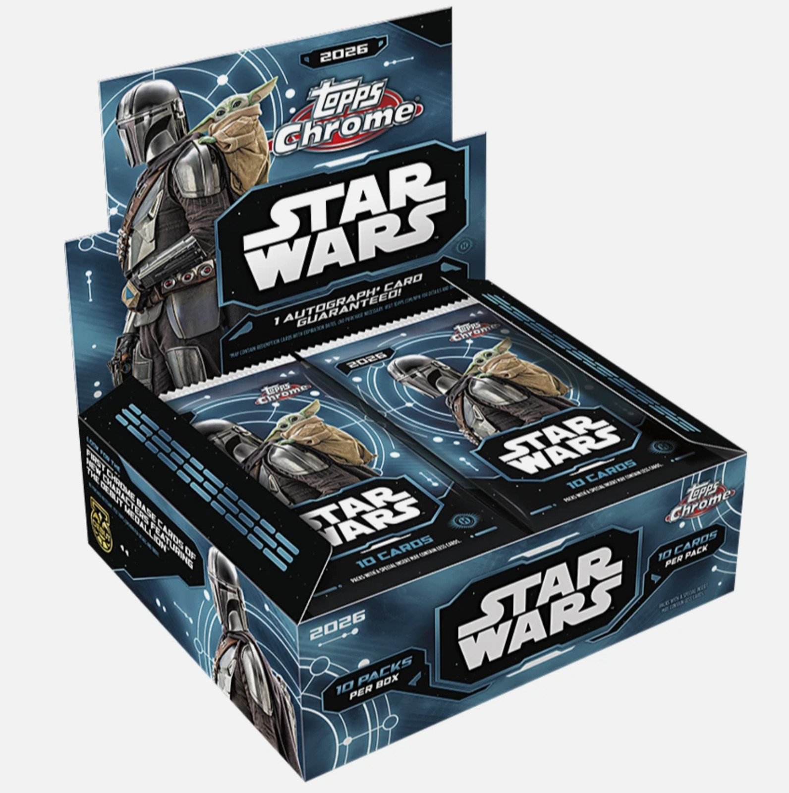2026 Topps Chrome Star Wars Hobby Box Ships Today Sealed In Hand Ready to Ship