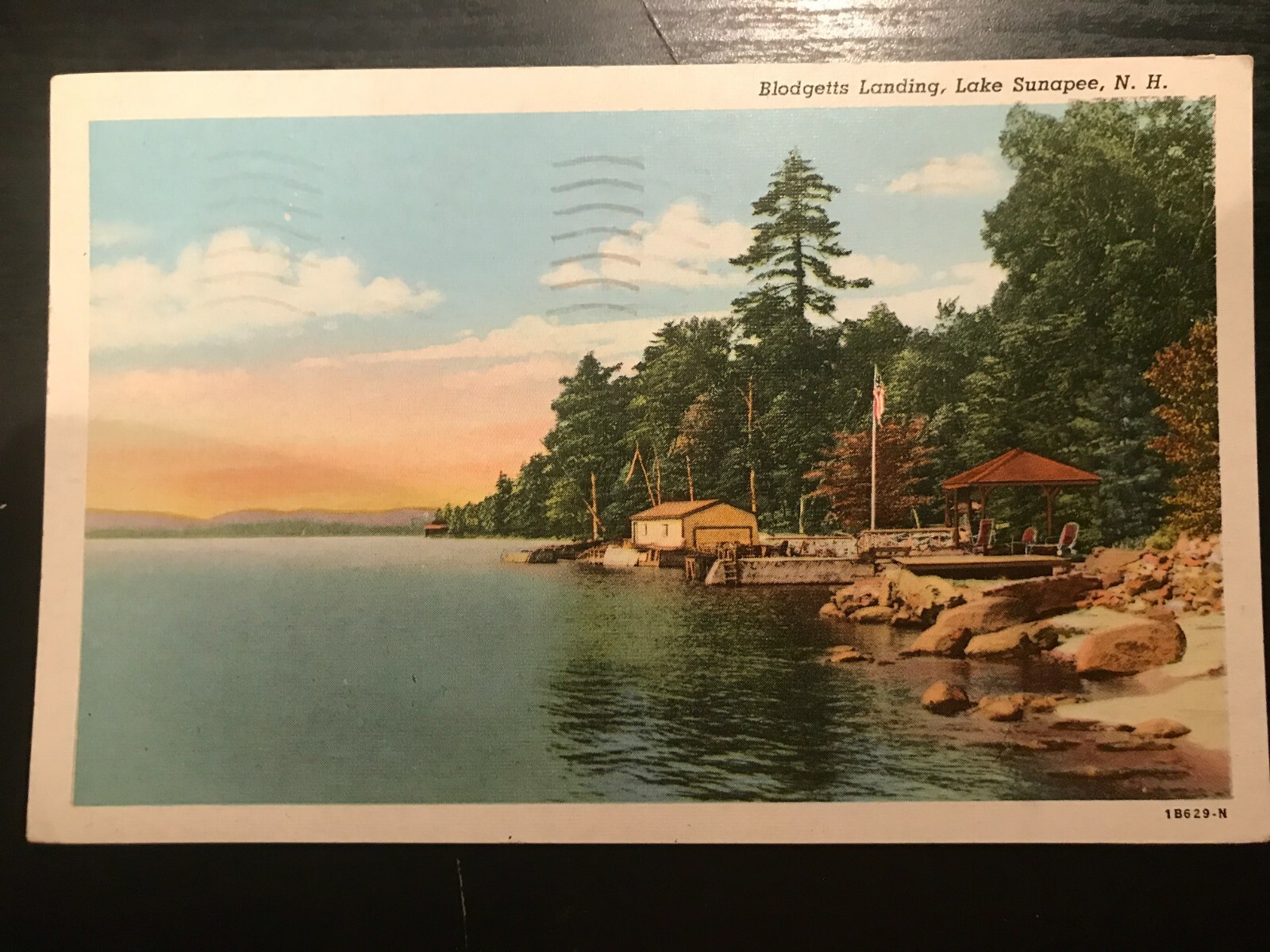 Vintage Postcard 1950 Blodgetts Landing Lake, Sunapee, New Hampshire Vintage Postcard 1950 Blodgetts Landing Lake, Sunapee, New Hampshire
