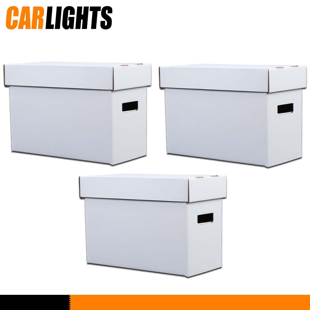 3/5/10x Comic Books Storage Boxes Short Holds 150-175 Stackable Durable Archive
