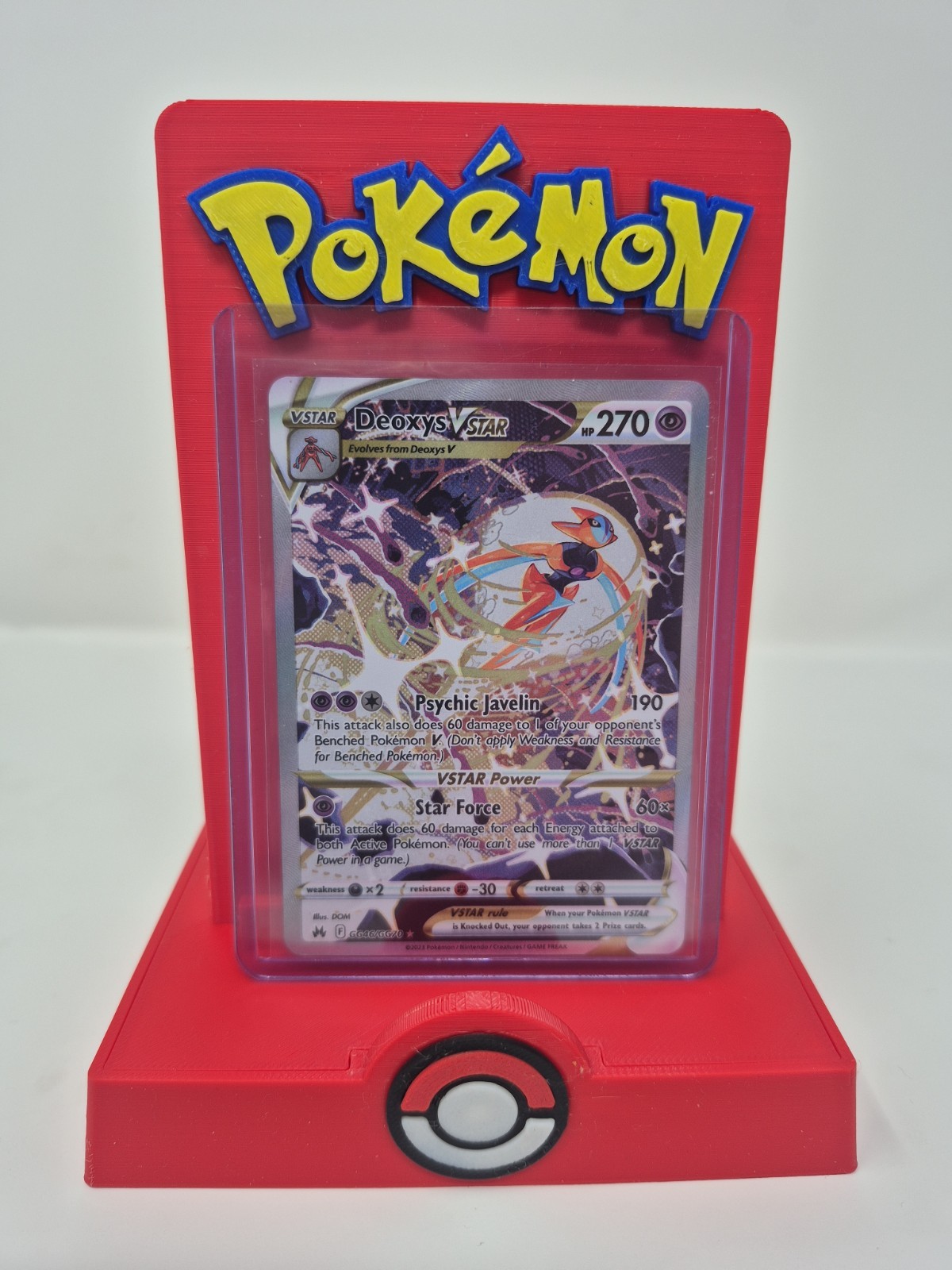 Deoxys VSTAR GG46/GG70 Crown Zenith Ultra Rare Galarian Gallery NM