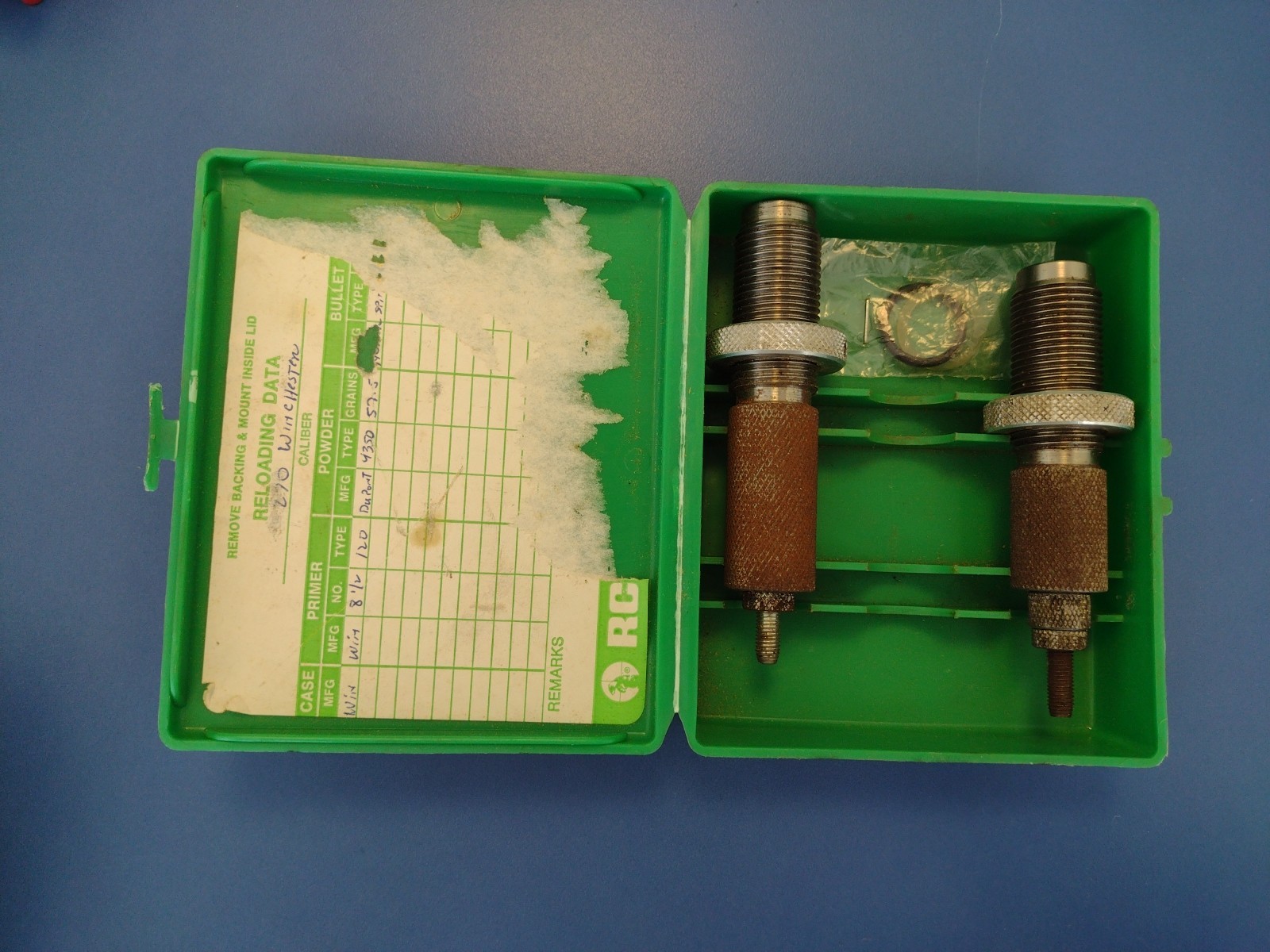 Vintage RCBS Reloading 2 Dies Set .270 Win Full Length FL Die Set Precisioneered