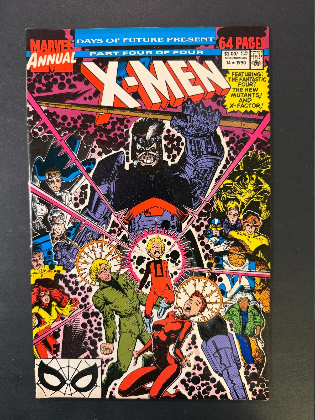 Uncanny X-Men Annual #14 1990 KEY 1st Cameo App Gambit Marvel VF+ 8.5