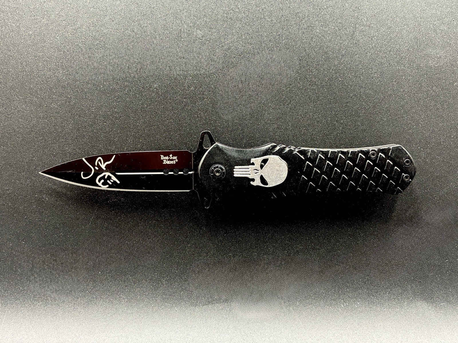 Jon Bernthal Signed Beckett WIT Marvel Punisher Spiderman Display Knife Stan Lee