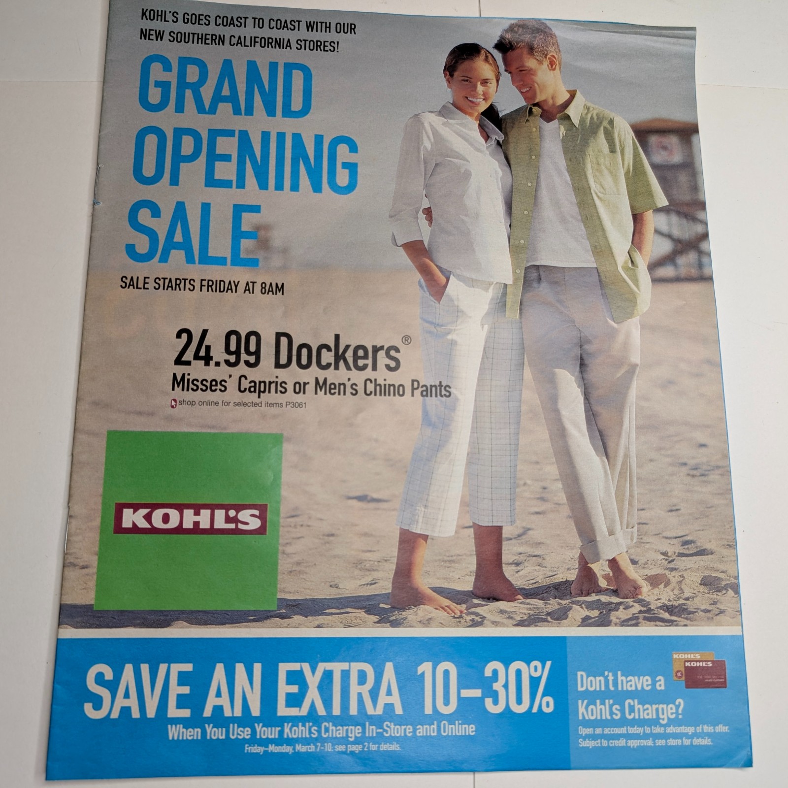 2003 Kohl\'s California Grand Opening Sale Catalog Flyer JNCO Levi\'s Nike Adidas 2003 Kohl\'s California Grand Opening Sale Catalog Flyer JNCO Levi\'s Nike Adidas