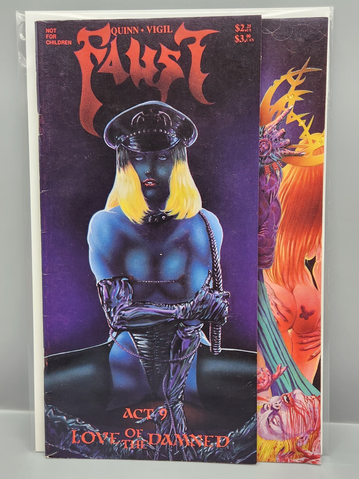 Faust Act #9 Love Of The Damned Tim Vigil 1st Print Rebel Studio 1992/Ships Free Faust Act #9 Love Of The Damned Tim Vigil 1st Print Rebel Studio 1992/Ships Free