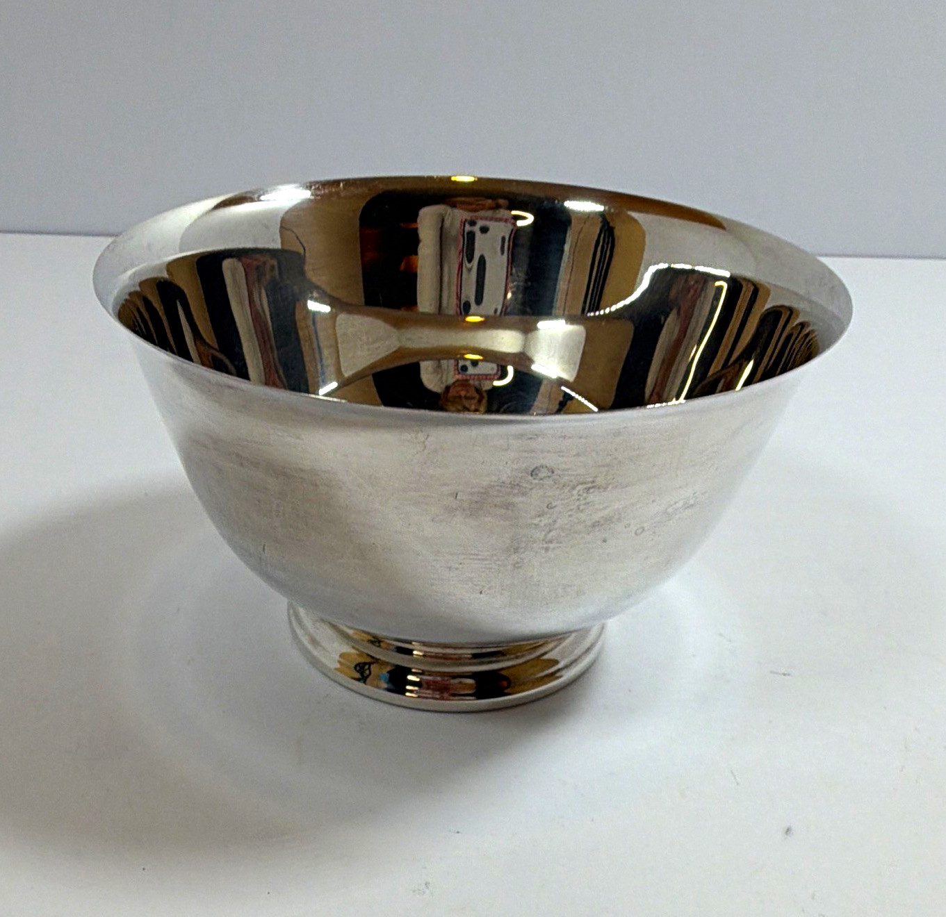 Silver Plated Silverplate Bowl with \ Silver Plated Silverplate Bowl with \