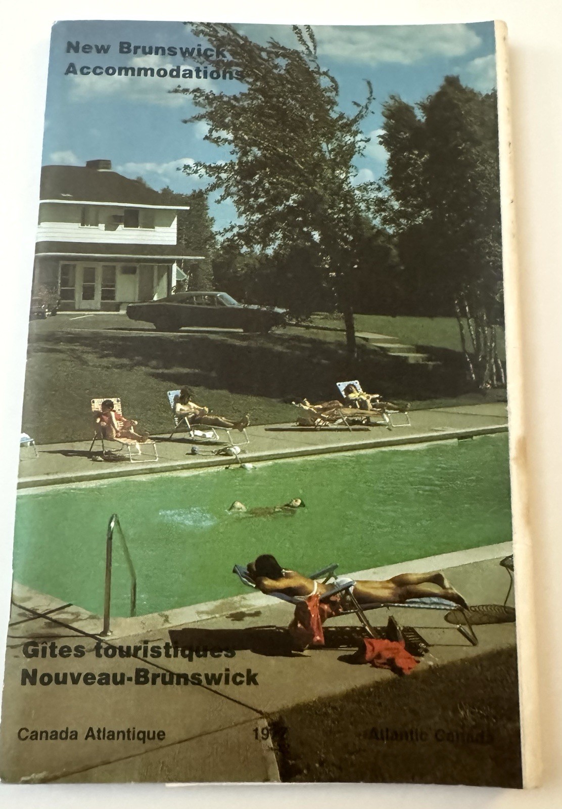 Vintage 1970\'s New Brunswick Canada Accommodations Guide Book Travel Book