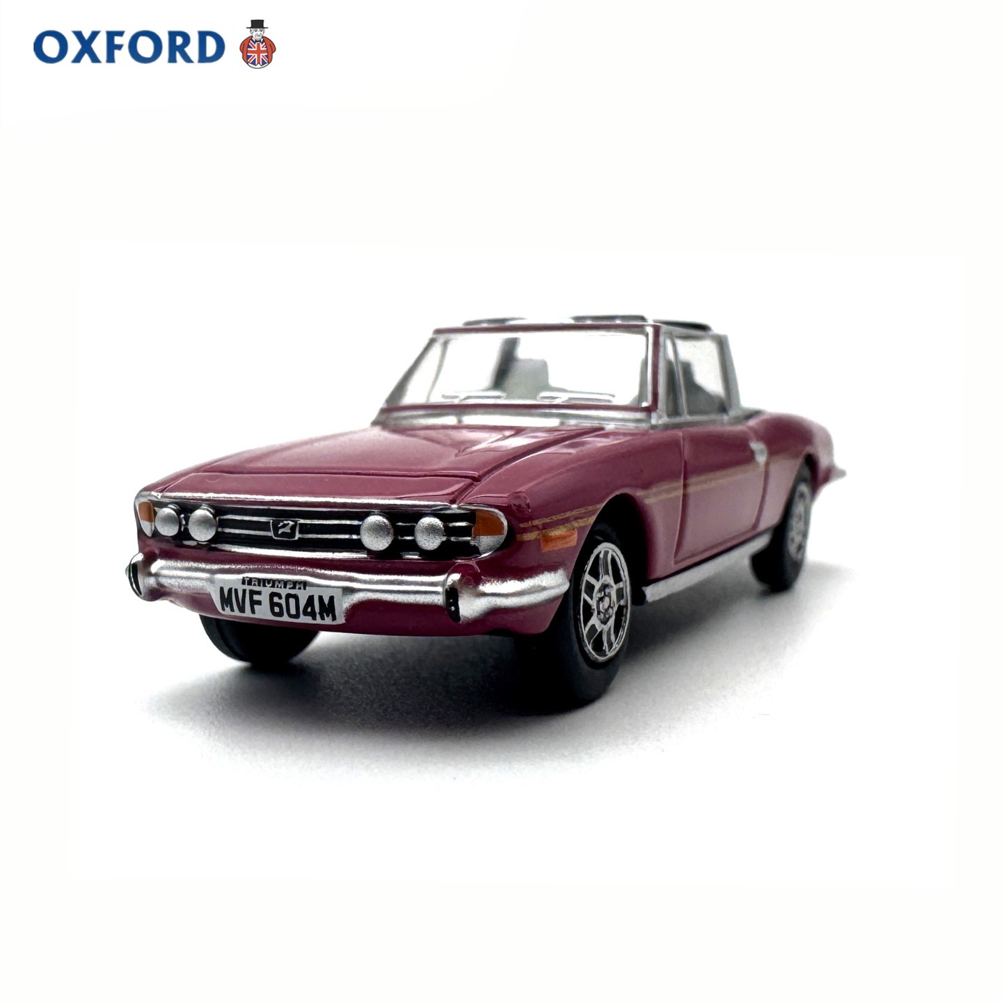 1/76 OXFORD 1970 Triumph Stag GT Sports Coupe – Diecast Model Collectible