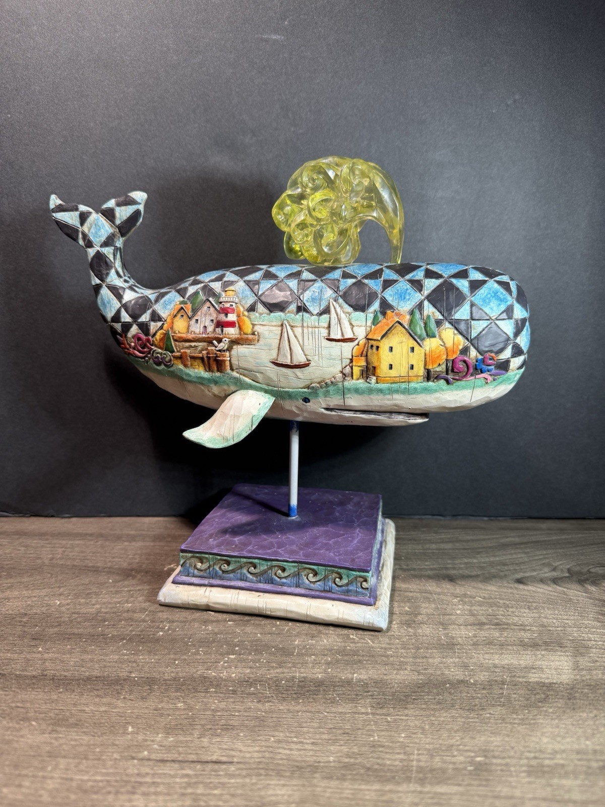 2004 Jim Shore Shorelights God’s Greatest Creature Whale Figurine 118738 2004 Jim Shore Shorelights God’s Greatest Creature Whale Figurine 118738