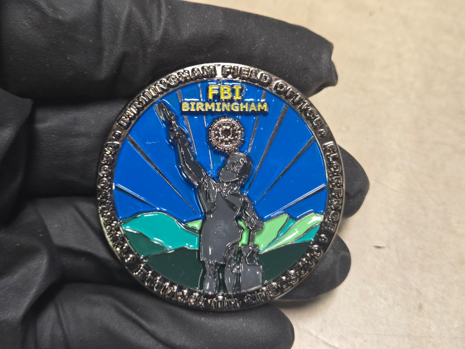 FBI Birmingham Challenge Coin US DOJ FBI Birmingham Challenge Coin US DOJ