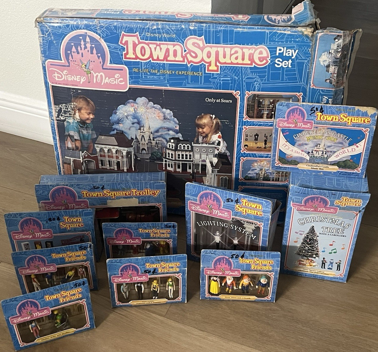 Disney Magic Town Square Play Set Figurines Only at Sears 1988 Disney Disney Magic Town Square Play Set Figurines Only at Sears 1988 Disney