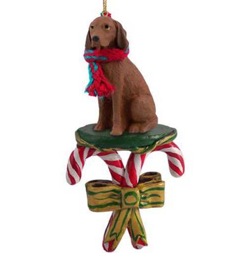 VIZSLA DOG CANDY CANE CHRISTMAS ORNAMENT HOLIDAY XMAS Hanging VIZSLA DOG CANDY CANE CHRISTMAS ORNAMENT HOLIDAY XMAS Hanging