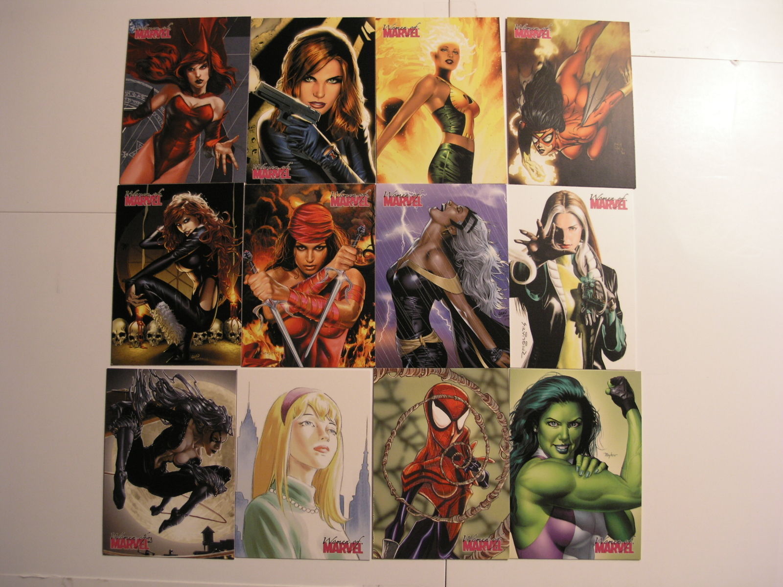 2008 Women of Marvel Set 1 by Rittenhouse with 81 cards in the set.