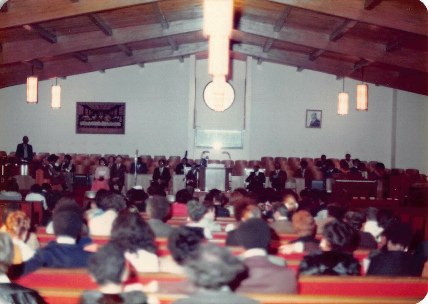 Vtg 70\'s Photo San Francisco 1970s African American, Black Church Worship #12
