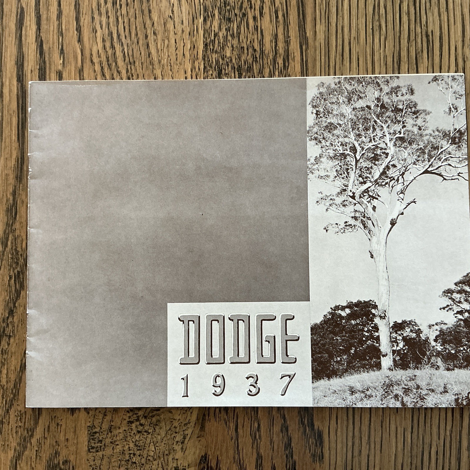 1937 DODGE D5 D6 AUSTRALIA HARDEN & JOHNSON PREWAR BROCHURE