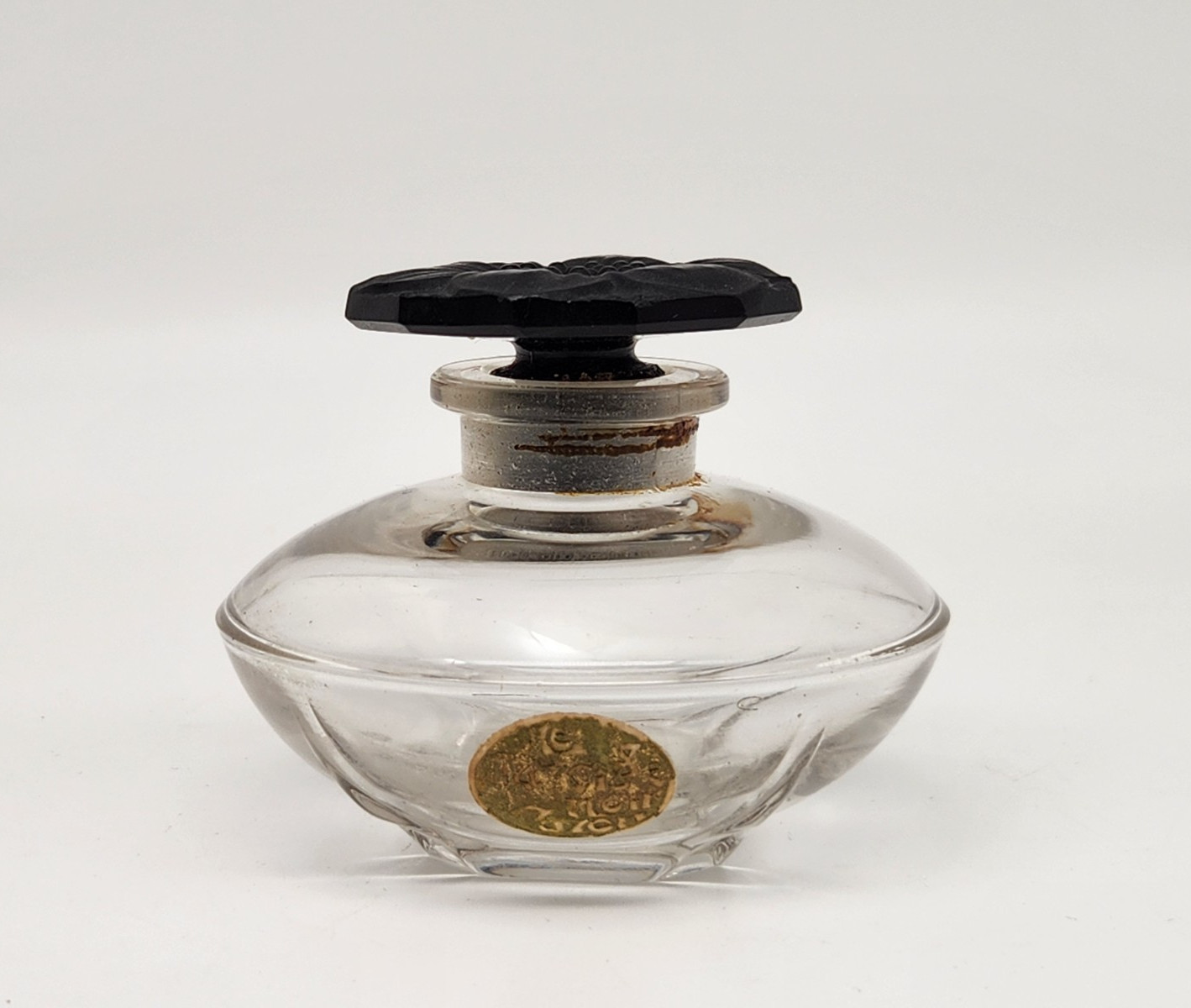 Vintage Caron Le Narcisse Noir Baccarat Crystal Bottle Made In France 2.25''H Vintage Caron Le Narcisse Noir Baccarat Crystal Bottle Made In France 2.25''H