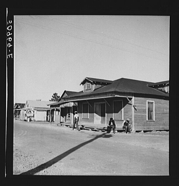 Belle Glade Florida 1930s Street Scene Wooden Houses FSA Marion Post Wolcott