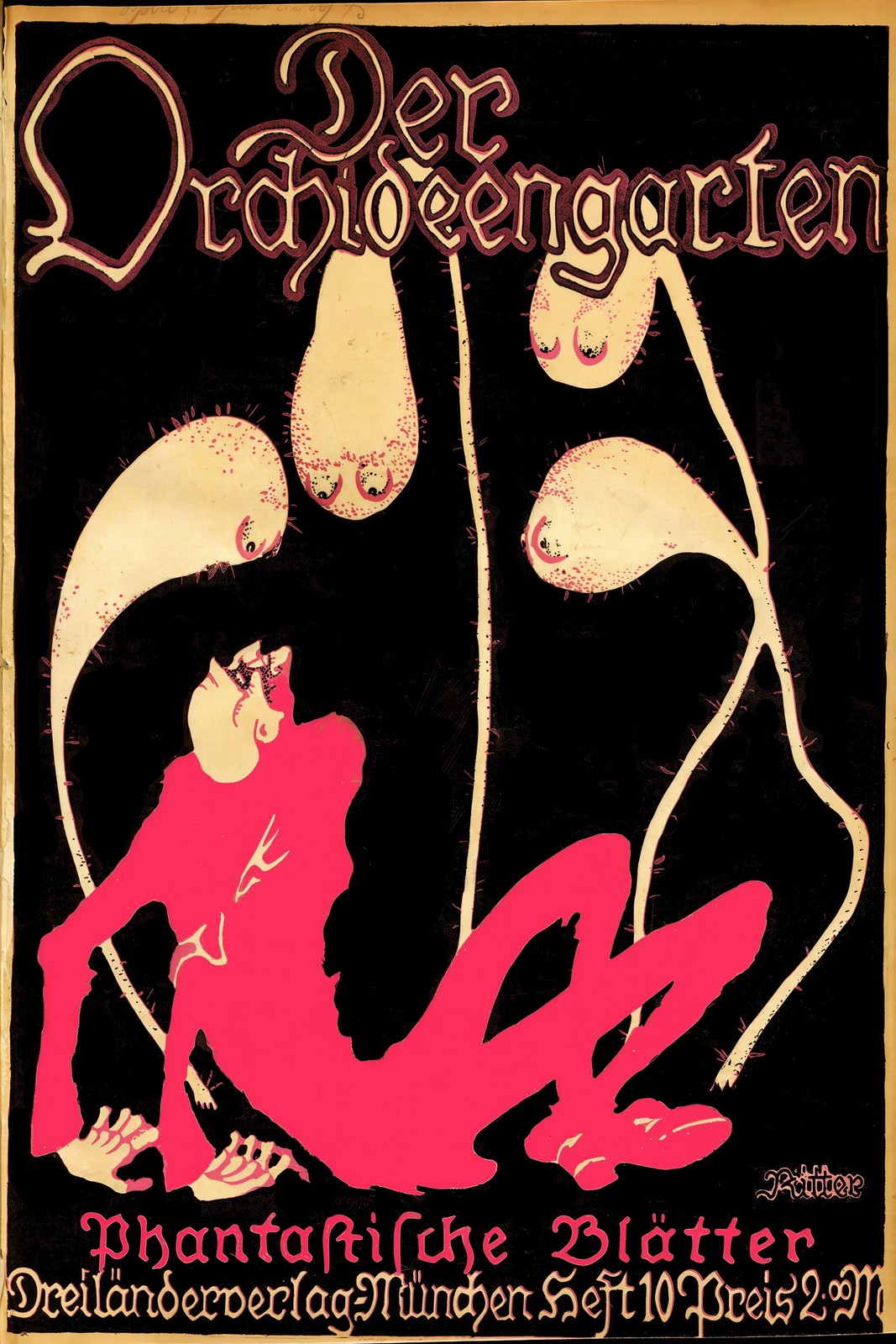 Der Orchideengarten 1919 Poster Art - 12x18in Premium Matte Paper 🗞️ Der Orchideengarten 1919 Poster Art - 12x18in Premium Matte Paper 🗞️