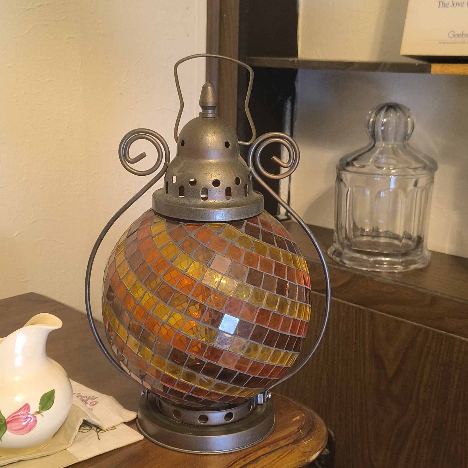 Partylite Global Fusion Mosaic Candle Lantern Partylite Global Fusion Mosaic Candle Lantern