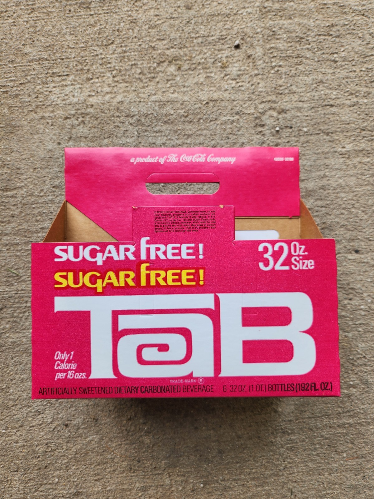 VINTAGE TAB COLA 6PACK BOX VINTAGE TAB COLA 6PACK BOX