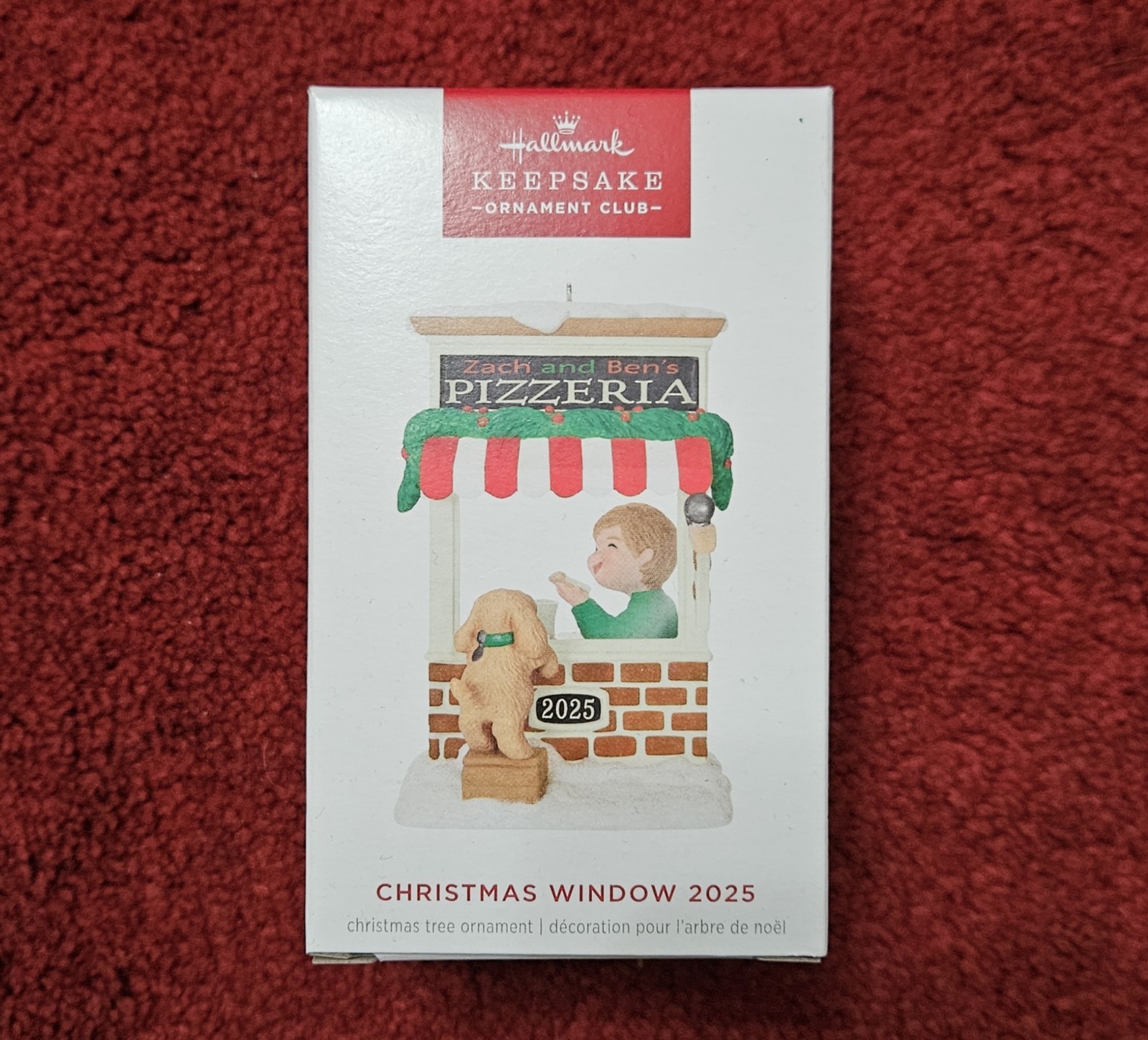 NEW KOC Member Exclusive CHRISTMAS WINDOW 23rd Hallmark Ornament 2025 Pizzeria NEW KOC Member Exclusive CHRISTMAS WINDOW 23rd Hallmark Ornament 2025 Pizzeria