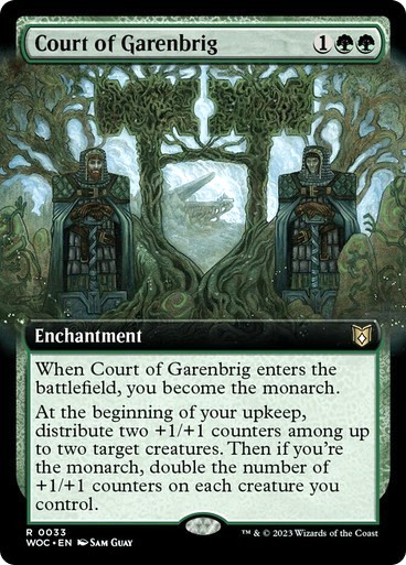 MTG - Court of Garenbrig - Extended Art - WOE Commander - Magic the Gathering