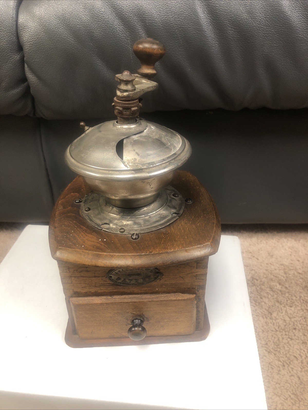 Antique coffee grinder Leinbrocks  Works