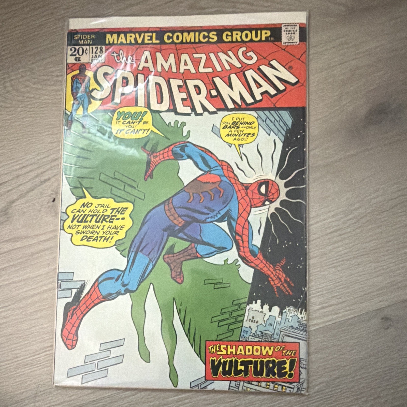 Marvel the Amazing Spider-Man #128 Comic Book January 1974 Edition Marvel the Amazing Spider-Man #128 Comic Book January 1974 Edition