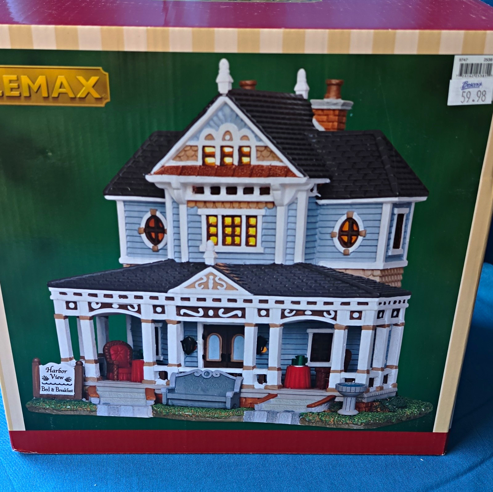 Lemax Village Collection Harbor View Bed & Breakfast Illuminated, Boxed