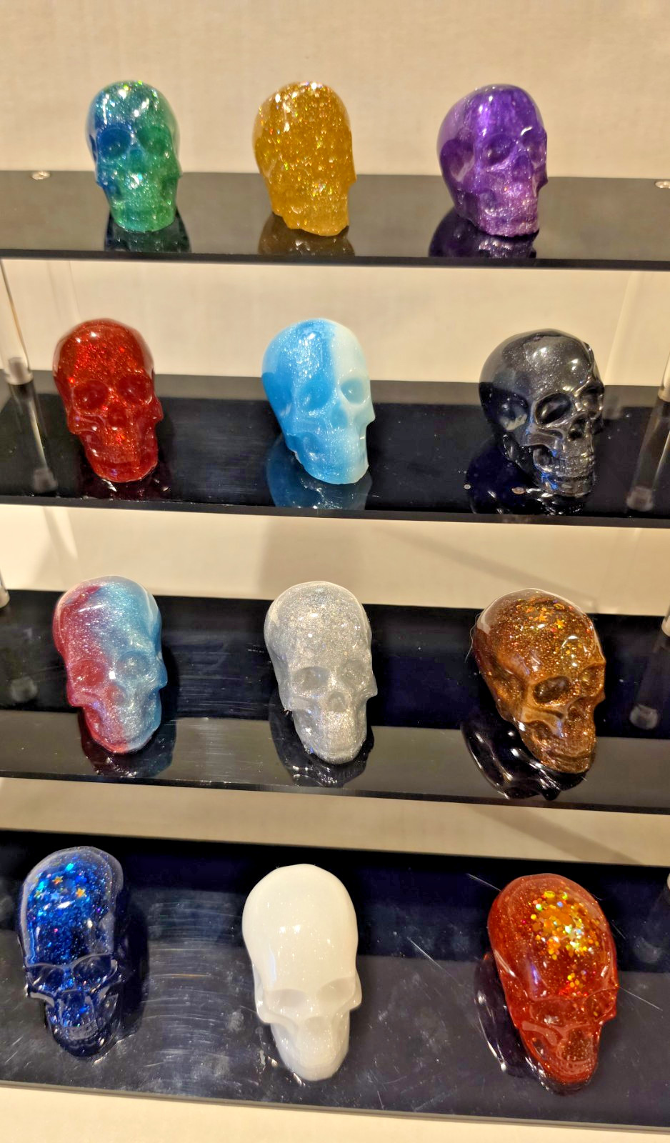 12 Medium RESIN Skulls Taylor Swift Eras Tour Inspired Figures 1 for each ERA