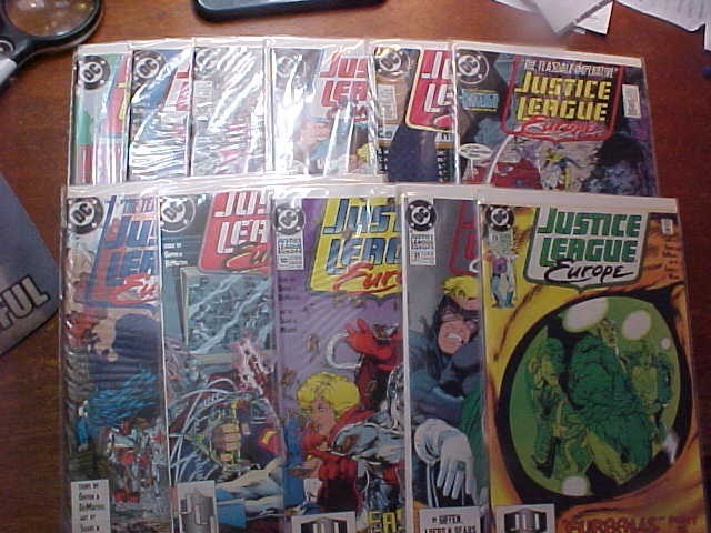11 Vintage Justice League Europe ~ NOS. 2 - 11 & NO, 13 ~ PERFECT CONDITION