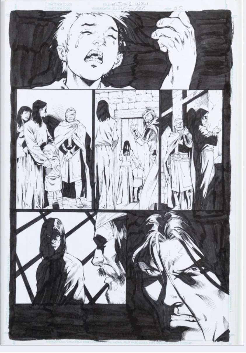 Original :Brian Pulido\'s Medieval Lady Death: War of the Winds #2 Story Page # 5
