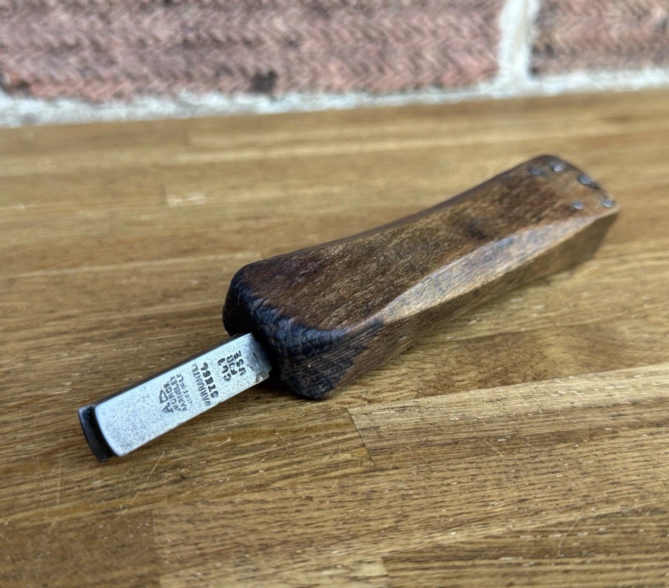 Vintage George Barnsley 8 Forepart Glazing Seam Iron Leatherwork Cobblers Tool Vintage George Barnsley 8 Forepart Glazing Seam Iron Leatherwork Cobblers Tool