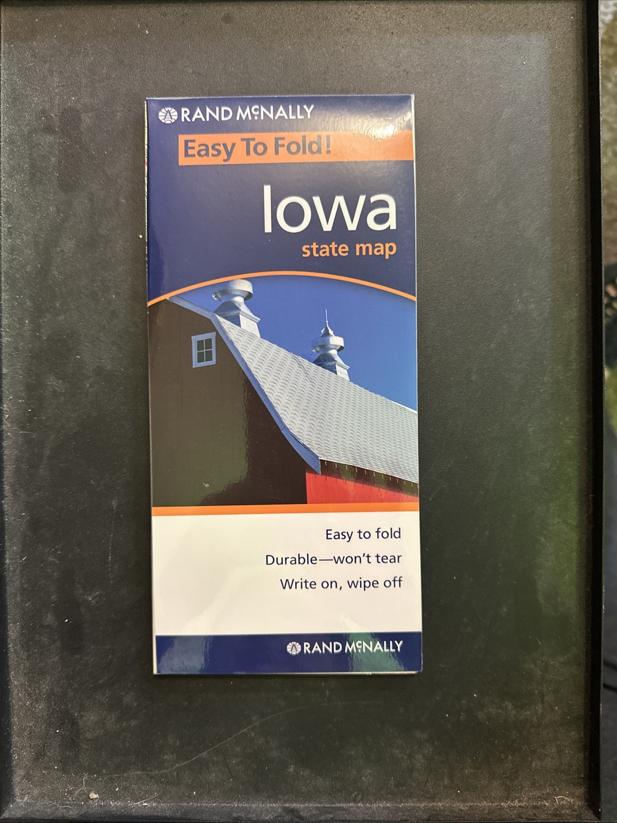 Rand McNally easy to fold Iowa State map durable Mountaire Rand McNally easy to fold Iowa State map durable Mountaire