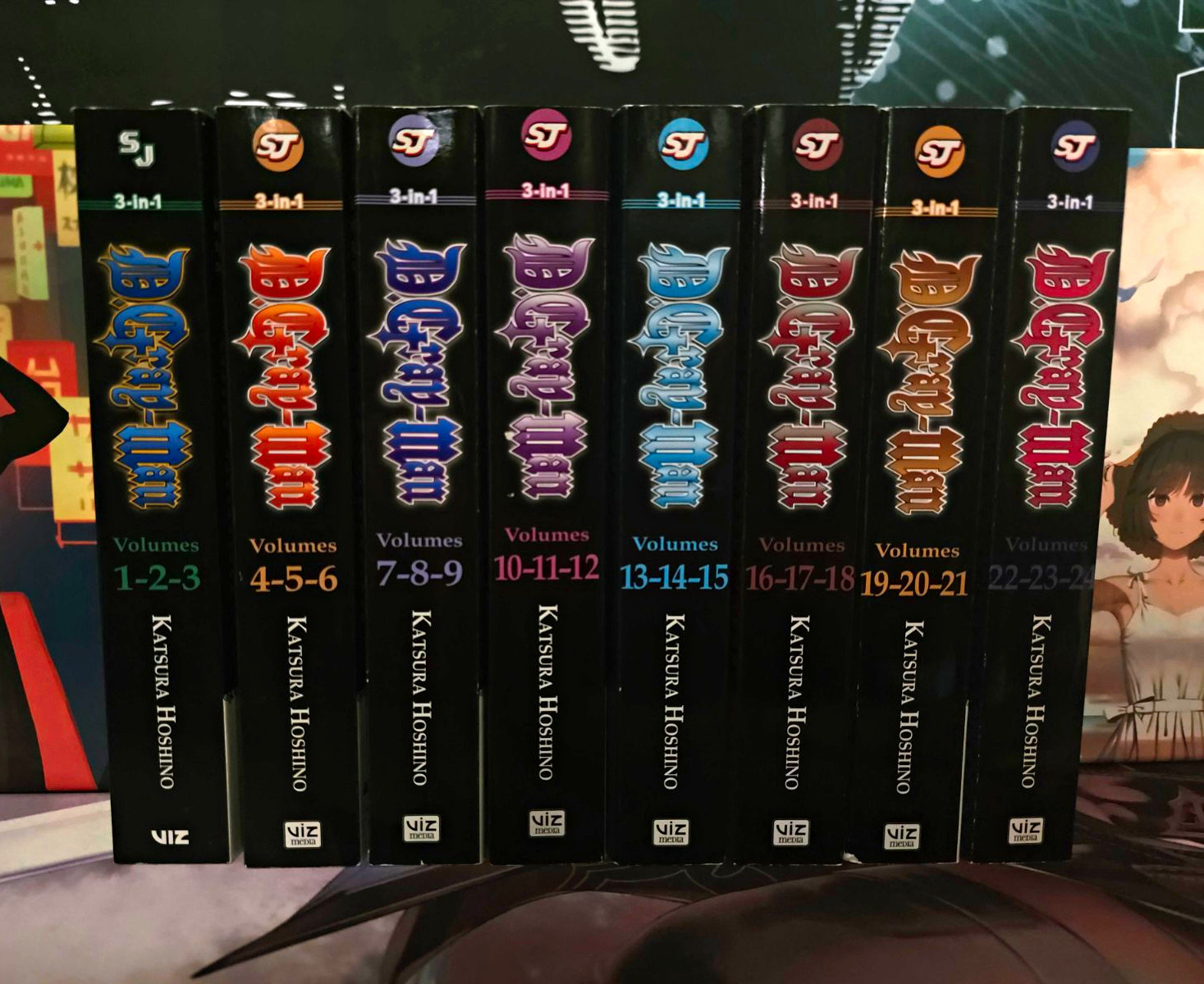 D. Gray-Man Manga Omnibus Volumes 1-8 collecting vols 1-24 Viz Media