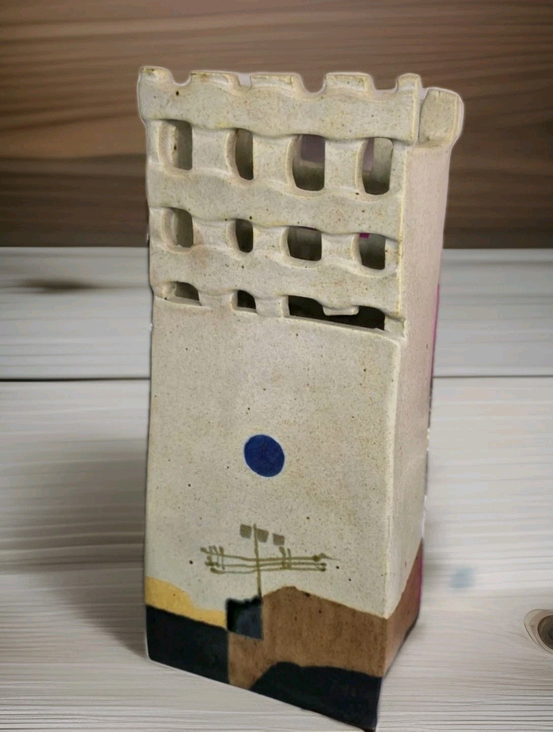 MCM MODERNIST BARLOW STUDIO POTTERY VASE BY CHARLES ROTHSCHILD & GLORIA NEPSTEAD MCM MODERNIST BARLOW STUDIO POTTERY VASE BY CHARLES ROTHSCHILD & GLORIA NEPSTEAD