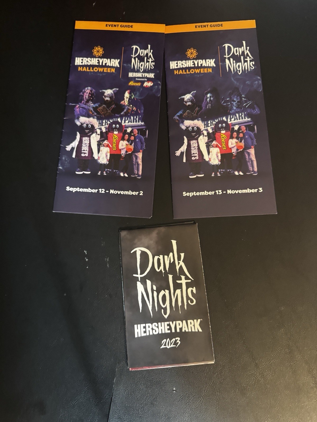 Hersheypark Amusement Park Dark Nights Event Guides, 2023, 2024, 2025 Hersheypark Amusement Park Dark Nights Event Guides, 2023, 2024, 2025