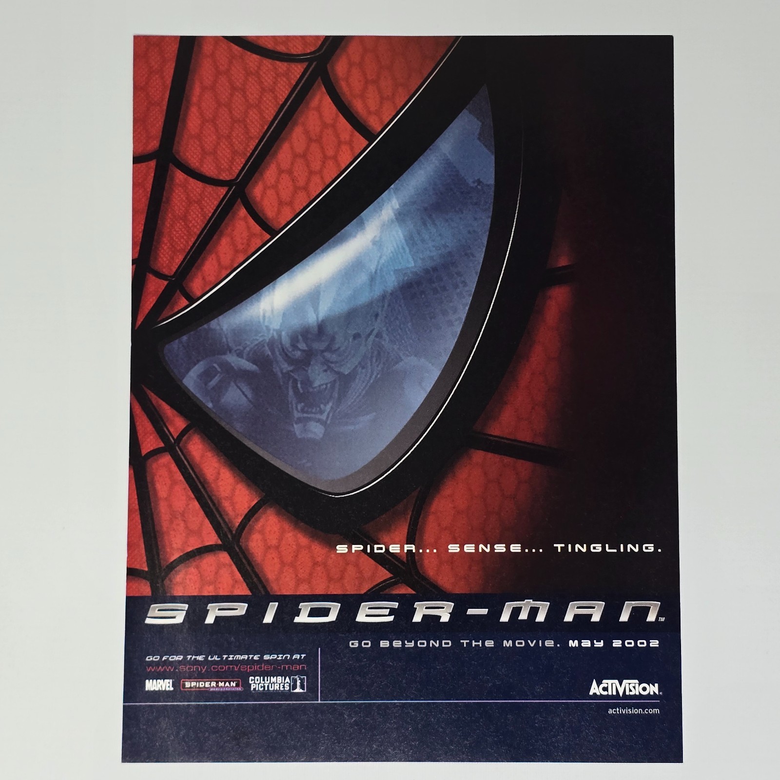 Spider Man PlayStation 2 PS2 Authentic Magazine Ad