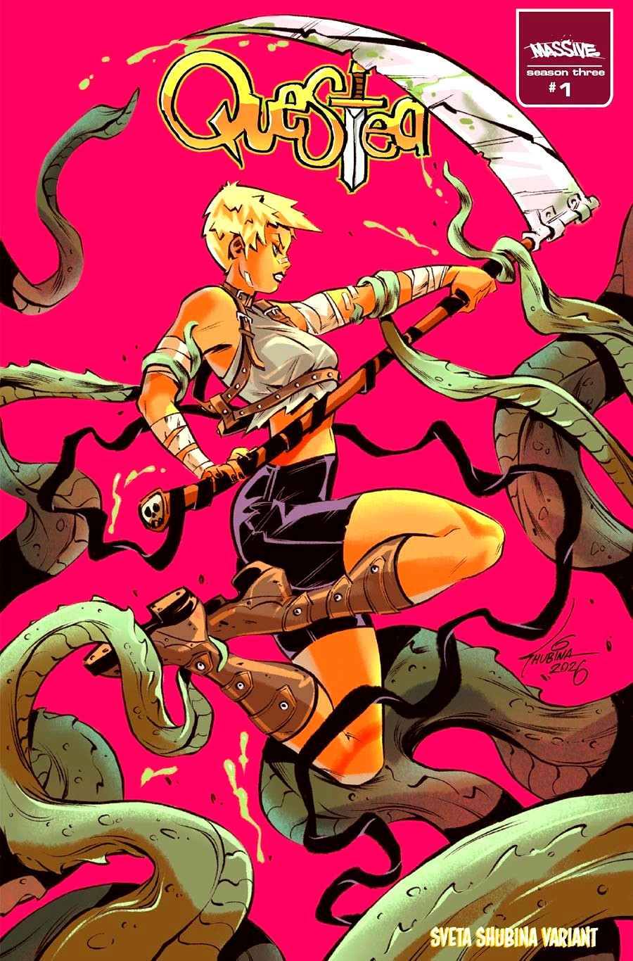 QUESTED SEASON 3 #1 COVER G INCENTIVE SVETA SHUBINA VARIANT NM QUESTED SEASON 3 #1 COVER G INCENTIVE SVETA SHUBINA VARIANT NM