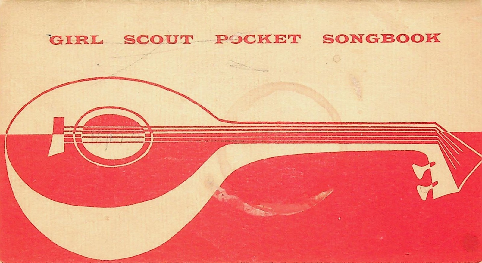 Vintage Girl Scout Pocket Songbook Vintage Girl Scout Pocket Songbook