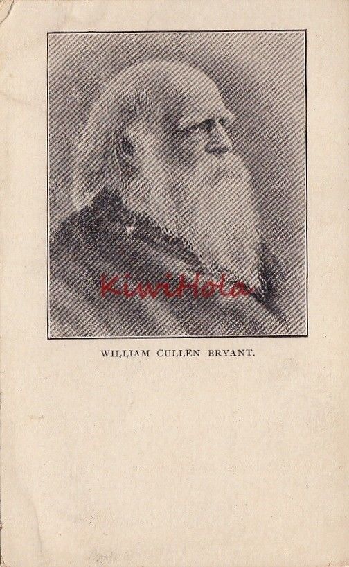 Postcard William Cullen Bryant