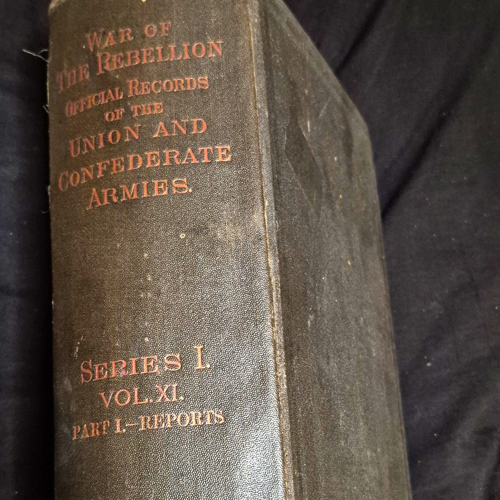 War of the Rebellion Official Records Series I Vol XI Part I Reports Civil War